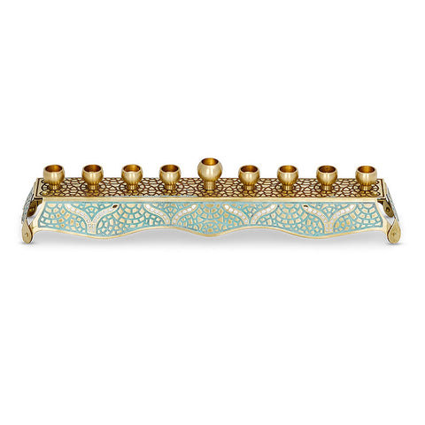 Menorah Mosaic Green