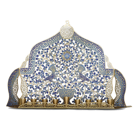 Menorah Hanging Blue